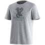 Pánske funkčné tričko Smartwool Men's Moose Mode Active Short Sleeve Gra sivá