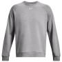 Pánska mikina Under Armour Rival Fleece Crew sivá Castlerock Light Heather / / White