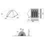 Turistický stan Easy Camp Rondane 3