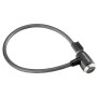 Zámok na bicykel Kryptonite KryptoFlex 1265 Key Cable čierna Black