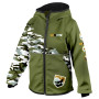 Detská softshellová bunda WAMU Khaki khaki KHAKI