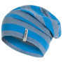 Čiapka Sensor Merino Wool modrá/sivá BlueStripes