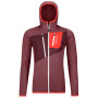 Dámska minika Ortovox Fleece Grid Hoody W Blush