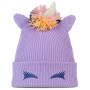 Detská čiapka Buff Knitted Beanie Fun fialová Unicorn Grape Ice