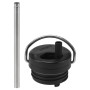 Náhradný uzáver Klean Kanteen Wide Twist Straw Cap čierna