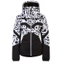 Dámska lyžiarska bunda Dare 2b Rocker Jacket biela/čierna Black & White Graffiti