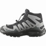 Detské topánky Salomon Xa Pro Mid Wp J Black-Sedona Sage-Wrought Iron