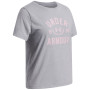 Detské funkčné tričko Under Armour UA G Varsity SS Mod Gray Light Heather