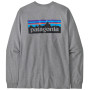 Pánske tričko Patagonia P-6 Logo Responsibili Tee LS