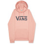 Dámska mikina Vans Wm Drop V Logo Hoodie ružová Peach Beige