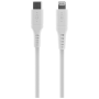 Nabíjací a dátový kábel FIXED Nabíjecí a datový Liquid silicone kabel USB-C/Lightning