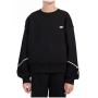 Detská mikina 4F Sweatshirt F2696 Deep Black čierna Deep Black