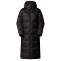 Dámsky páperový kabát The North Face W Hydrenalite City Long Down Hooded Park čierna Tnf Black