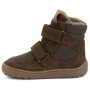 Detské zimné topánky Froddo Barefoot Tex Winter Dark Brown