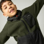 Detská mikina Regatta Munro Hybrid Jacket DarkKhak/Blk