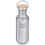 Nerezová fľaša Klean Kanteen Reflect w/Bamboo Cap 532 ml strieborná MirroredStainless