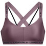 Podprsenka Under Armour Crossback Low fialová Misty Purple / / Black