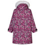 Detský nepremokavý kabát Regatta Junior Waterproof Changing Robe Pro Pink