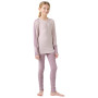 Detský funkčný set Helly Hansen Jr Lifa Merino Midweight Set Purple Clay