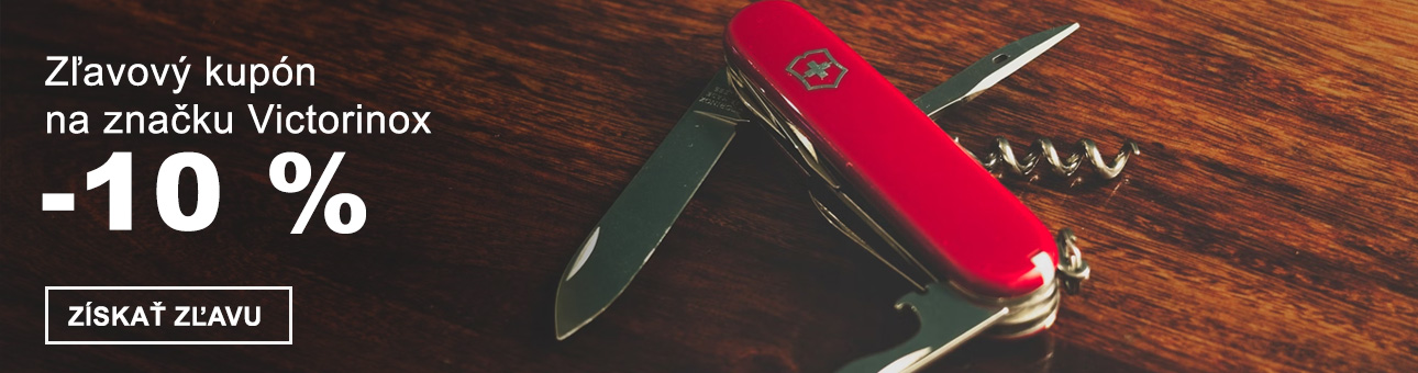 ZĽAVOVÝ KUPÓN -10 % na značku Victorinox