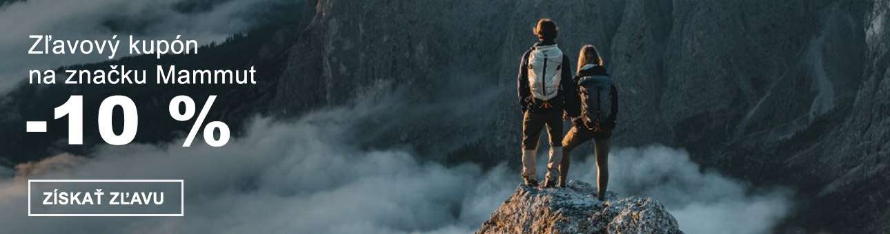 ZĽAVOVÝ KUPÓN -10 % na značku MAMMUT