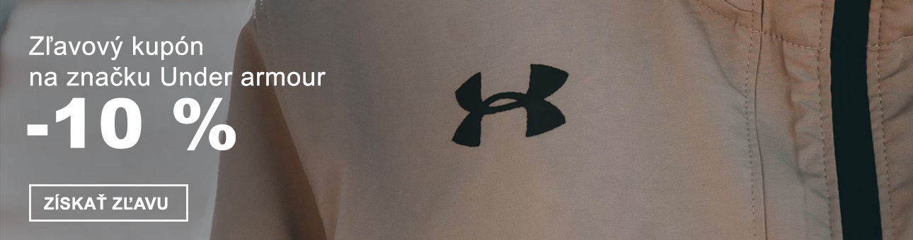 ZĽAVOVÝ KUPÓN -10% na značku UNDER ARMOUR